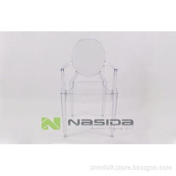 Polycarbonate Plastic Outdoor Garden Chairs , Modern Victor